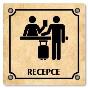 Recepce, 100x100mm, pergamen, Kansas